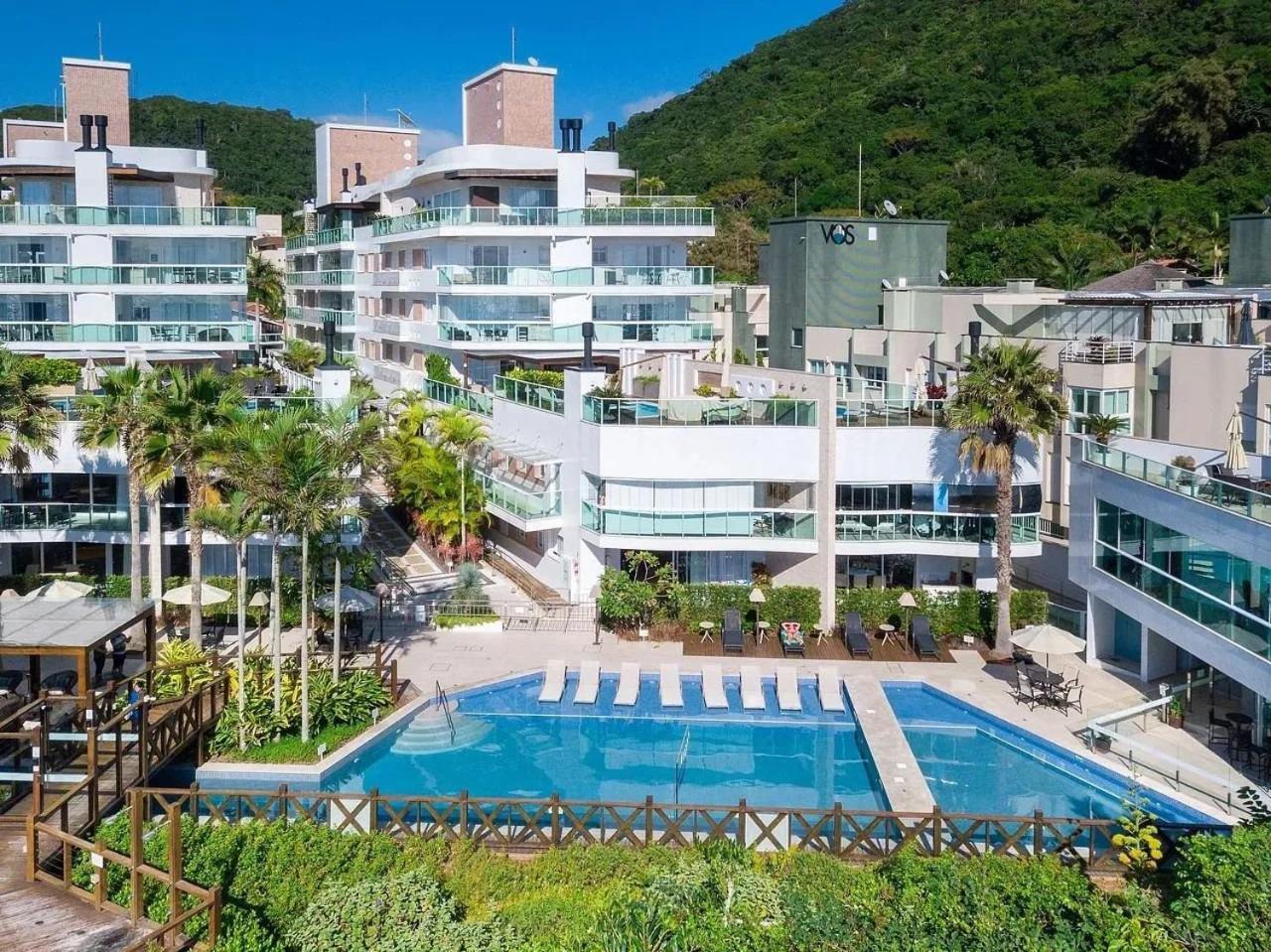 Varandas Do Atlantico: Luxurious Beachfront Condo with Heated Pool Bombinhas Exterior photo