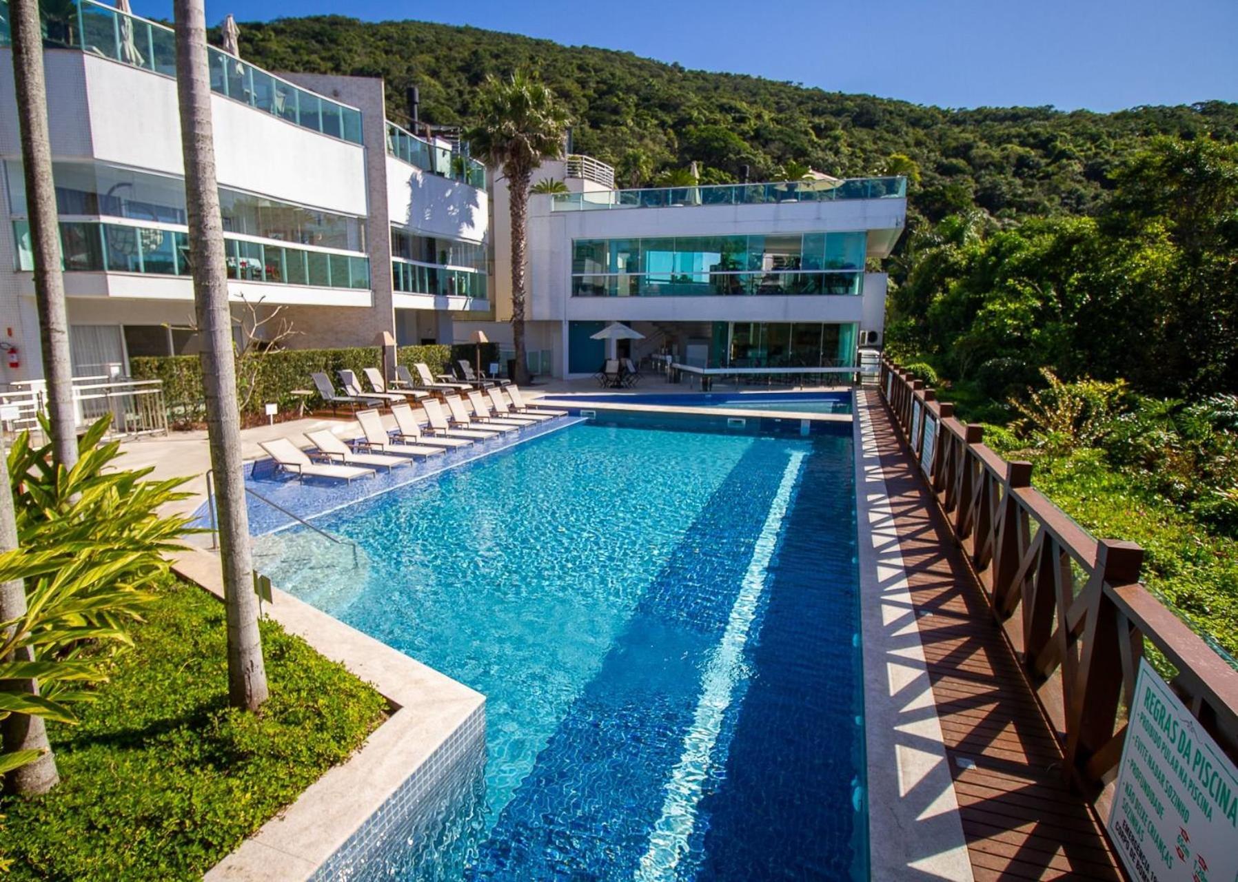 Varandas Do Atlantico: Luxurious Beachfront Condo with Heated Pool Bombinhas Exterior photo